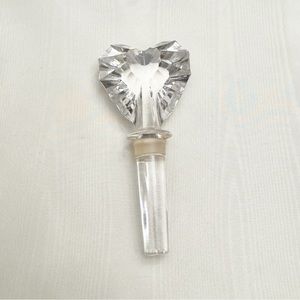 Mikasa Heart Shaped Venus Crystal Wine/Bottle Stopper